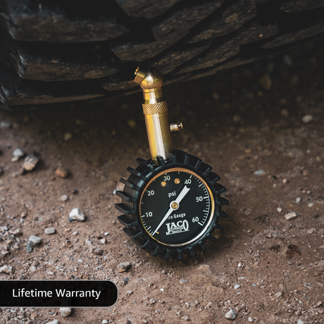 Photo of Elite® Tire Pressure Gauge - 60 PSI by JACO - Premium Tire Pressure Gauge for UTVs / Side by Sides