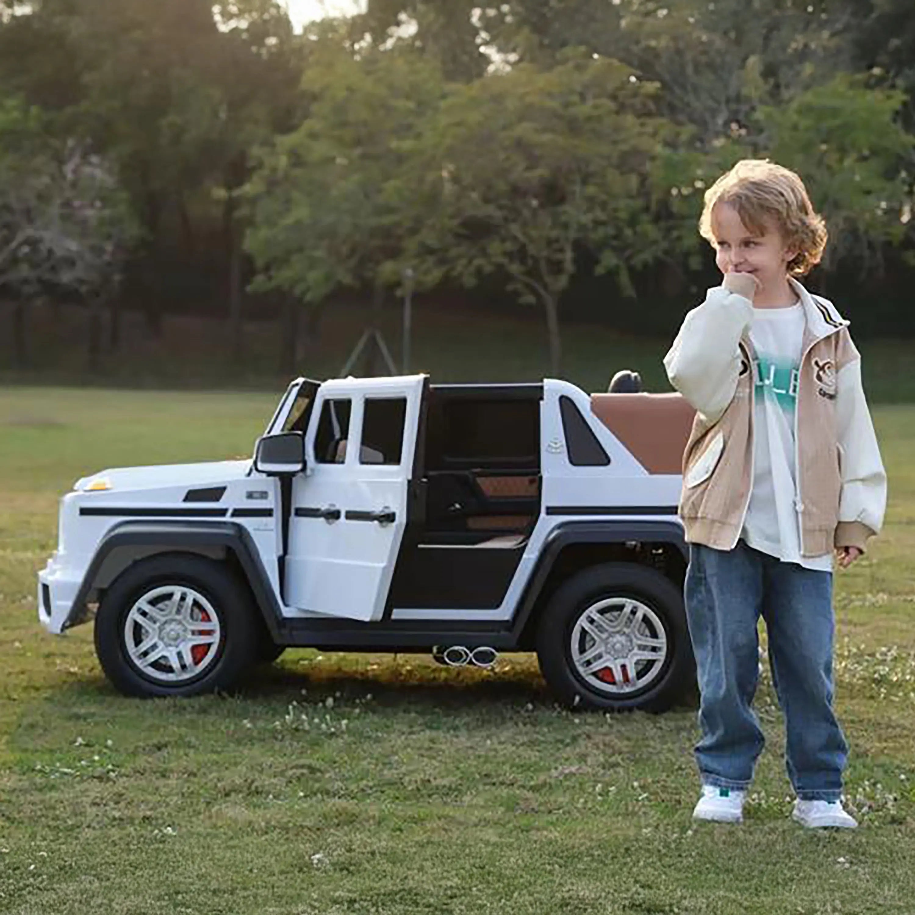 Photo of 24V Mercedes Maybach G650 Brushless Motor Ride-on by Freddo Toys - Premium Ride On Cars for UTVs / Side by Sides