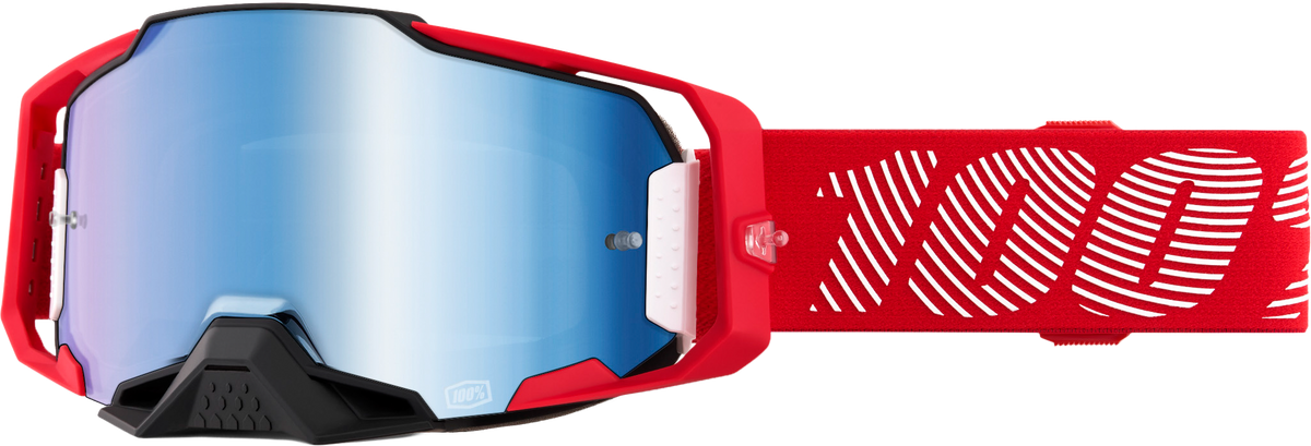 100% Armega Goggles - M1 Blue Mirror Lens