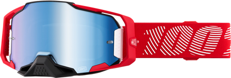 100% Armega Goggles - M1 Blue Mirror Lens