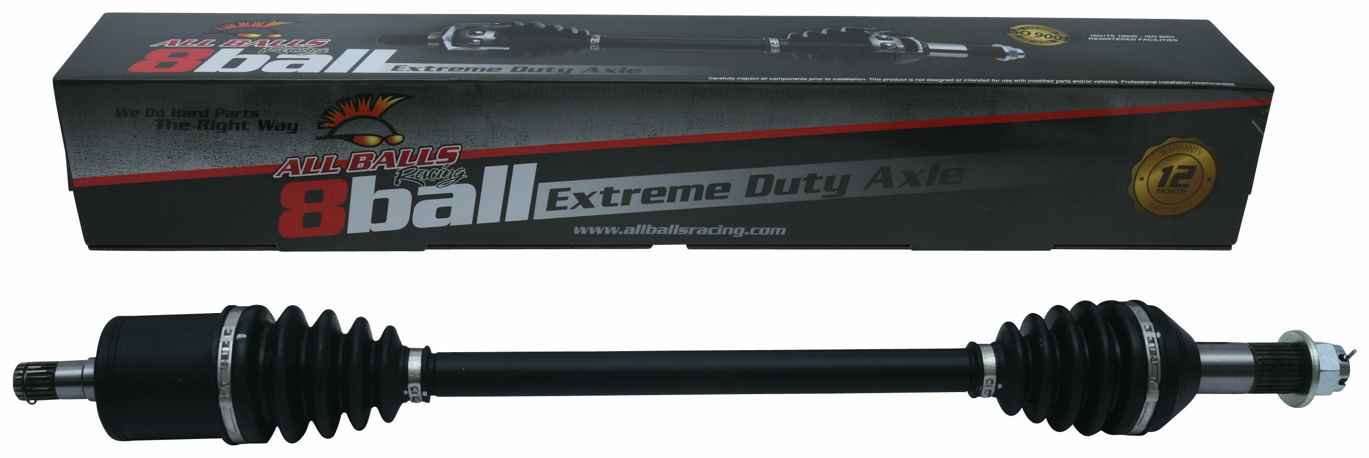 Photo of ALL BALLS 8 Ball Heavy Duty Off-Road Axle for ATV, UTV, with Rust-Resistant Coating and OEM Fitment by ALL BALLS - Premium Drive for UTVs / Side by Sides