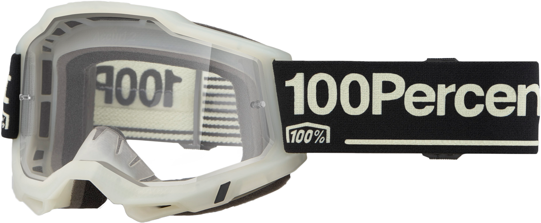 Photo of ACCURI 2 GOGGLE GLOW CLEAR LENS by 100-PERCENT - Premium Eyewear for UTVs / Side by Sides
