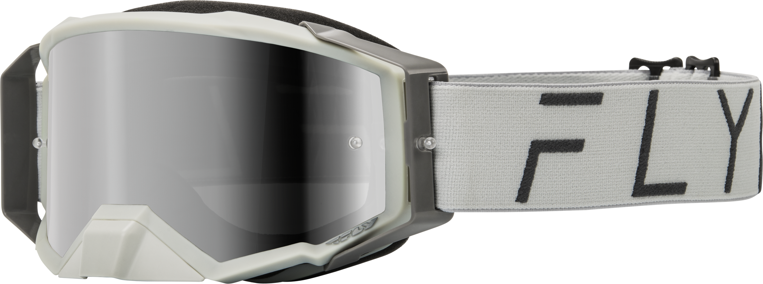 Photo of ZONE PRO GOGGLE GREY W/ GREY MIRROR/SMOKE LENS by FLY RACING - Premium Eyewear for UTVs / Side by Sides