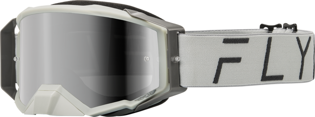 Photo of ZONE PRO GOGGLE GREY W/ GREY MIRROR/SMOKE LENS by FLY RACING - Premium Eyewear for UTVs / Side by Sides