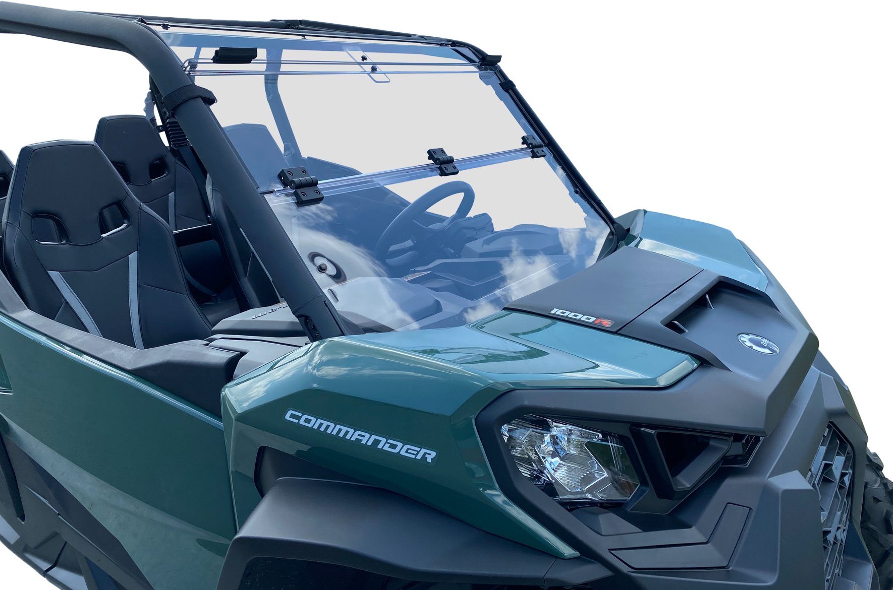 Photo of Folding Windshield for Honda Talon 1000X 1000R and UTVs from Can-Am Kawasaki Yamaha by OPEN TRAIL - Premium Windshield/Windscreen for UTVs / Side by Sides