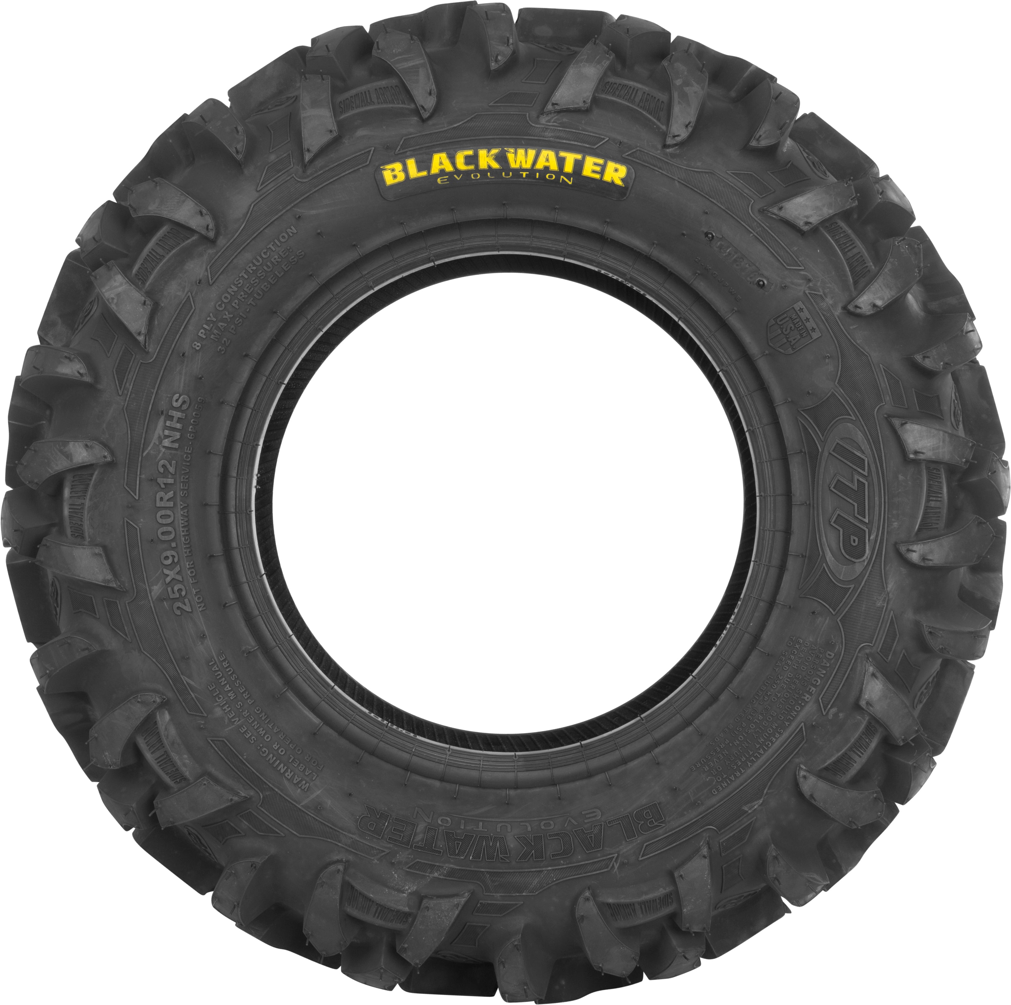 Photo of TIRE BLACKWATER EVO FRONT 27X9R12 LR1230LBS RADIAL by ITP - Premium Tires for UTVs / Side by Sides