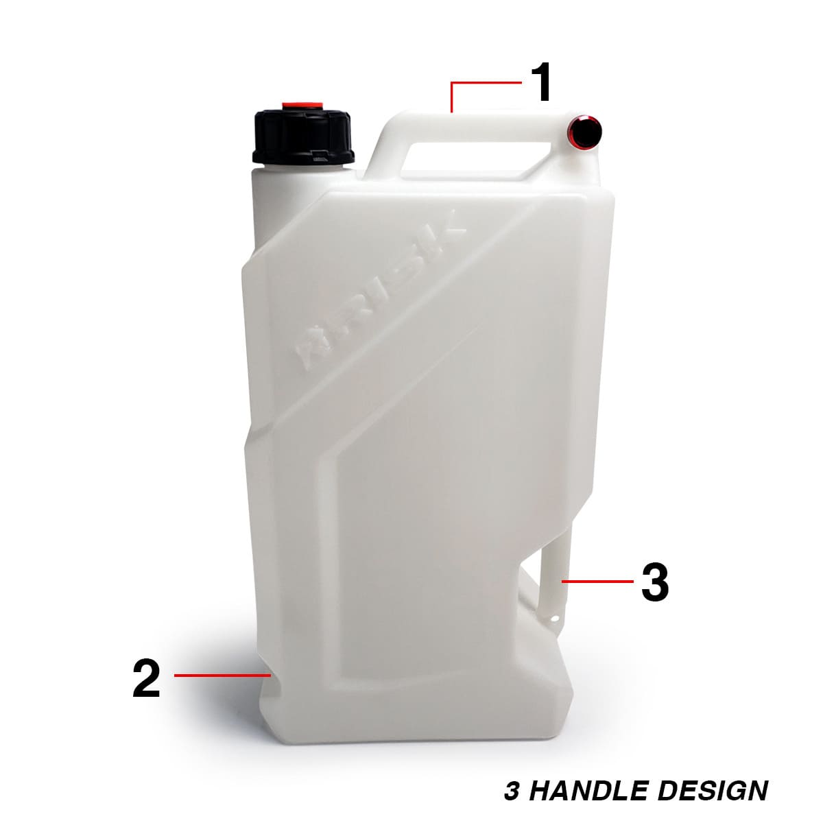 Photo of EZ3 - 3 Gallon Utility Jug Only by STKR Concepts - Premium Utility Jug for UTVs / Side by Sides