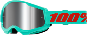 100% Strata 2 Goggles - Maupiti Mirror Silver Lens