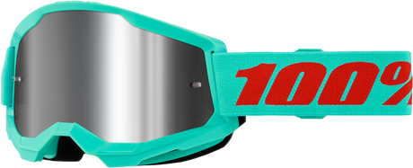 100% Strata 2 Goggles - Maupiti Mirror Silver Lens