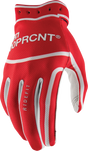 100% Ridefit Riding Gloves - Red, 2XL