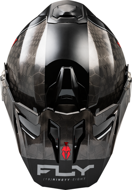 Photo of TREKKER CW CONCEAL HELMET DUAL SHLD BLACK/GREY/WHITE 2X by FLY RACING - Premium Helmets for UTVs / Side by Sides