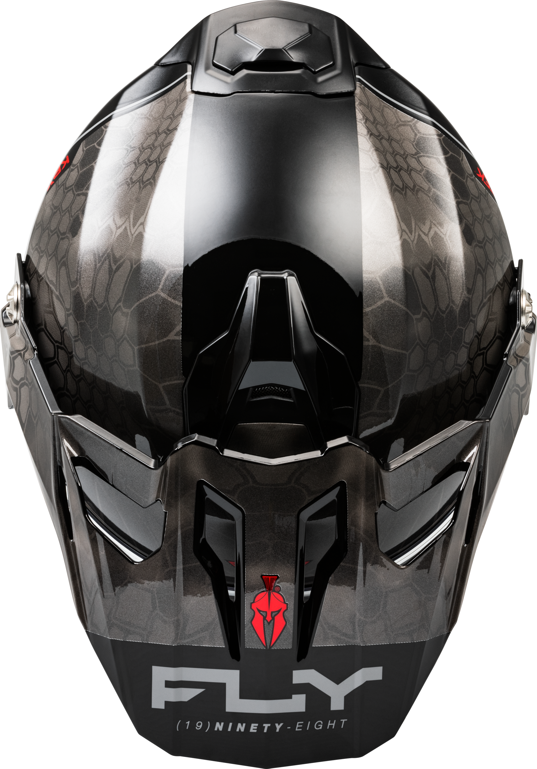 Photo of TREKKER CW CONCEAL HELMET DUAL SHLD BLACK/GREY/WHITE XL by FLY RACING - Premium Helmets for UTVs / Side by Sides