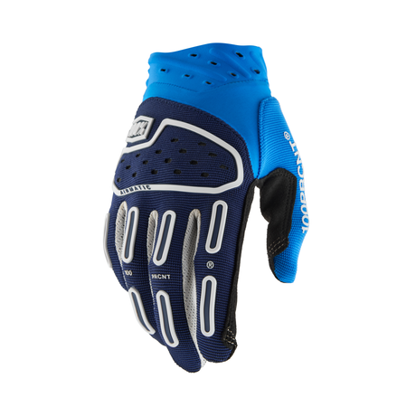 100% Airmatic 2 Riding Gloves - Blue, 2XL