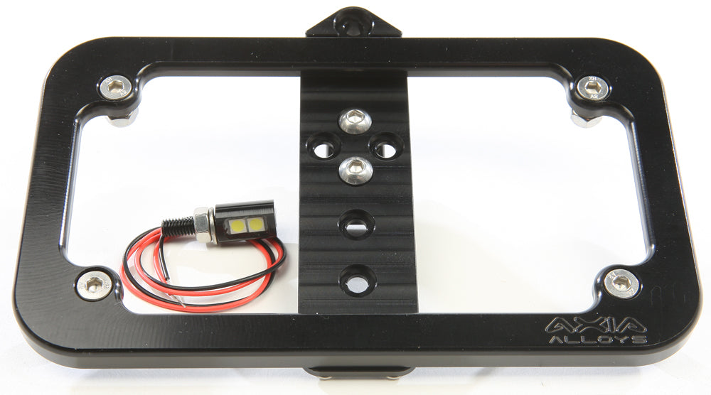 Photo of LIGHTED LICENSE PLATE FRAME 1 CLAMP MOUNT NEEDED by AXIA - Premium Accessories for UTVs / Side by Sides