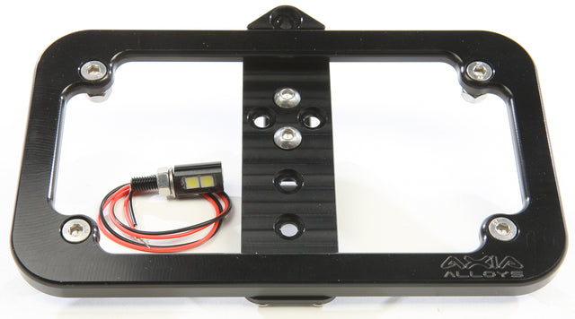 Photo of LIGHTED LICENSE PLATE FRAME 1 CLAMP MOUNT NEEDED by AXIA - Premium Accessories for UTVs / Side by Sides