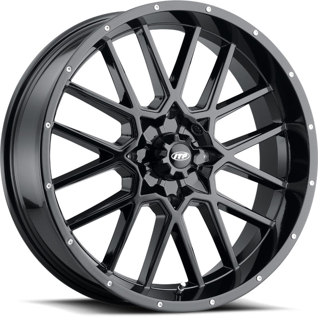 Photo of HURRICANE BLACK 20X6.5 4/156 4 + 2.5 (+10MM) by ITP - Premium Wheels for UTVs / Side by Sides