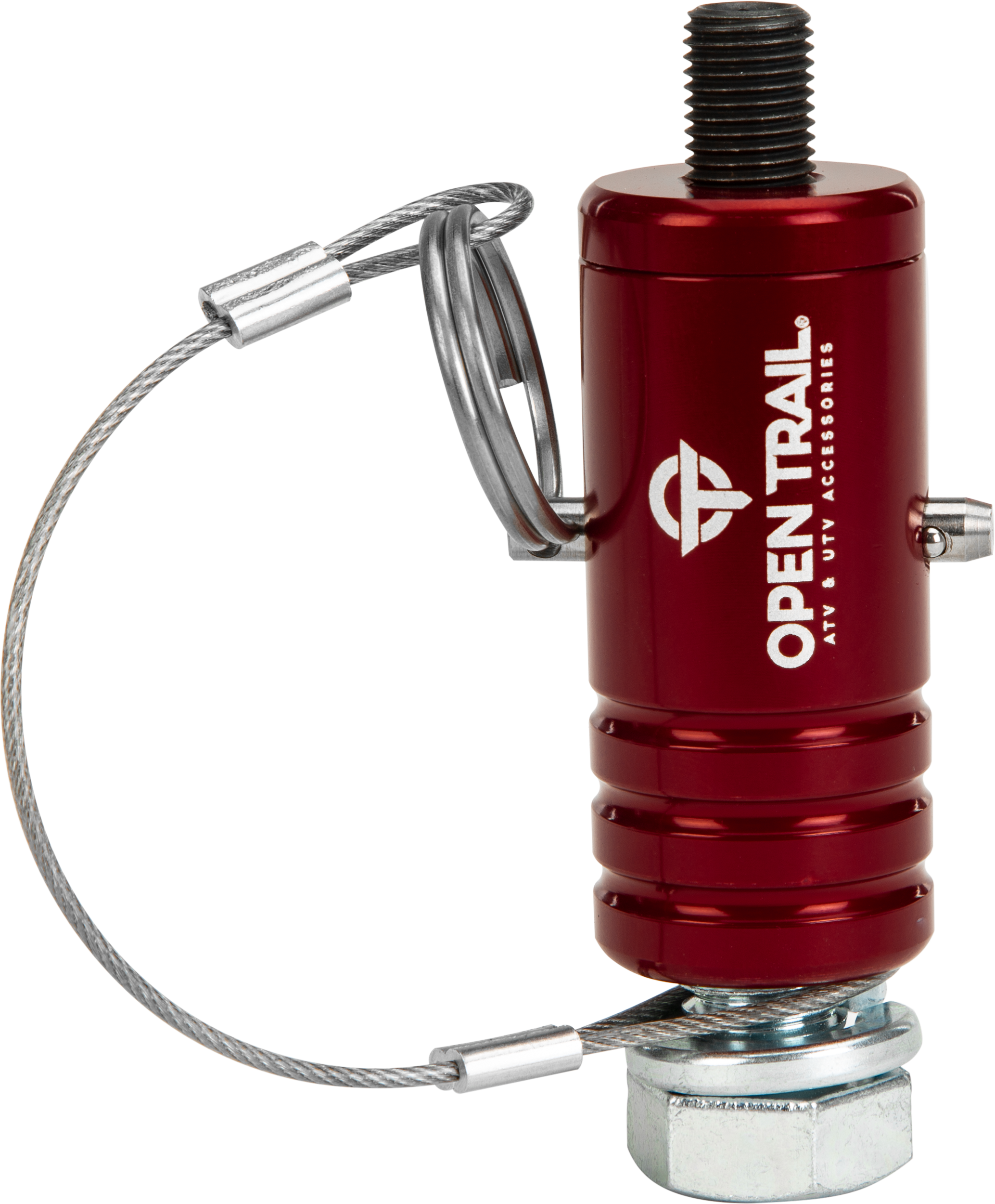 Photo of QUICK-RELEASE WHIP MOUNT RED by OPEN TRAIL - Premium Mounts/Brackets for UTVs / Side by Sides