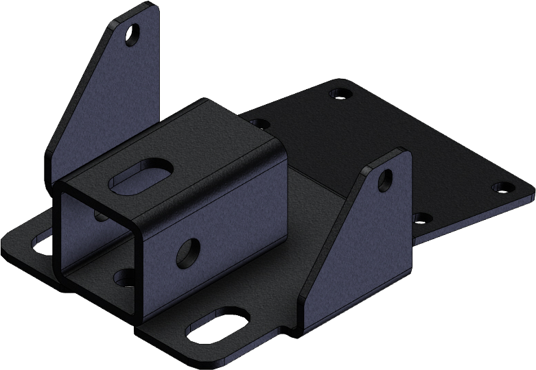 Photo of KFI REAR 2" RECEIVER KAW by KFI - Premium Trailer/Towing for UTVs / Side by Sides