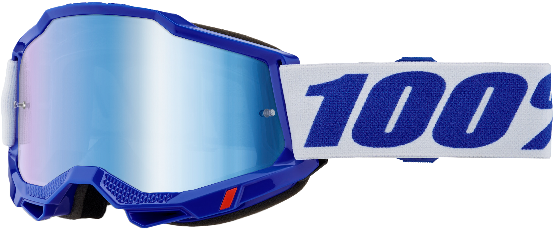 Photo of ACCURI 2 GOGGLE BLUE W/BLUE MIRROR LENS by 100-PERCENT - Premium Eyewear for UTVs / Side by Sides