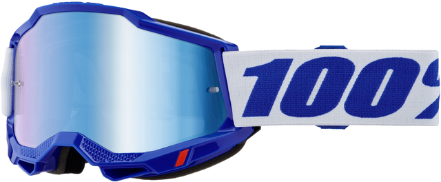 Photo of ACCURI 2 GOGGLE BLUE W/BLUE MIRROR LENS by 100-PERCENT - Premium Eyewear for UTVs / Side by Sides