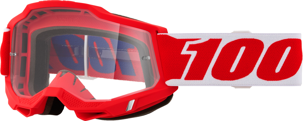 100% Accuri 2 Goggles - Rd001 Clear Lens