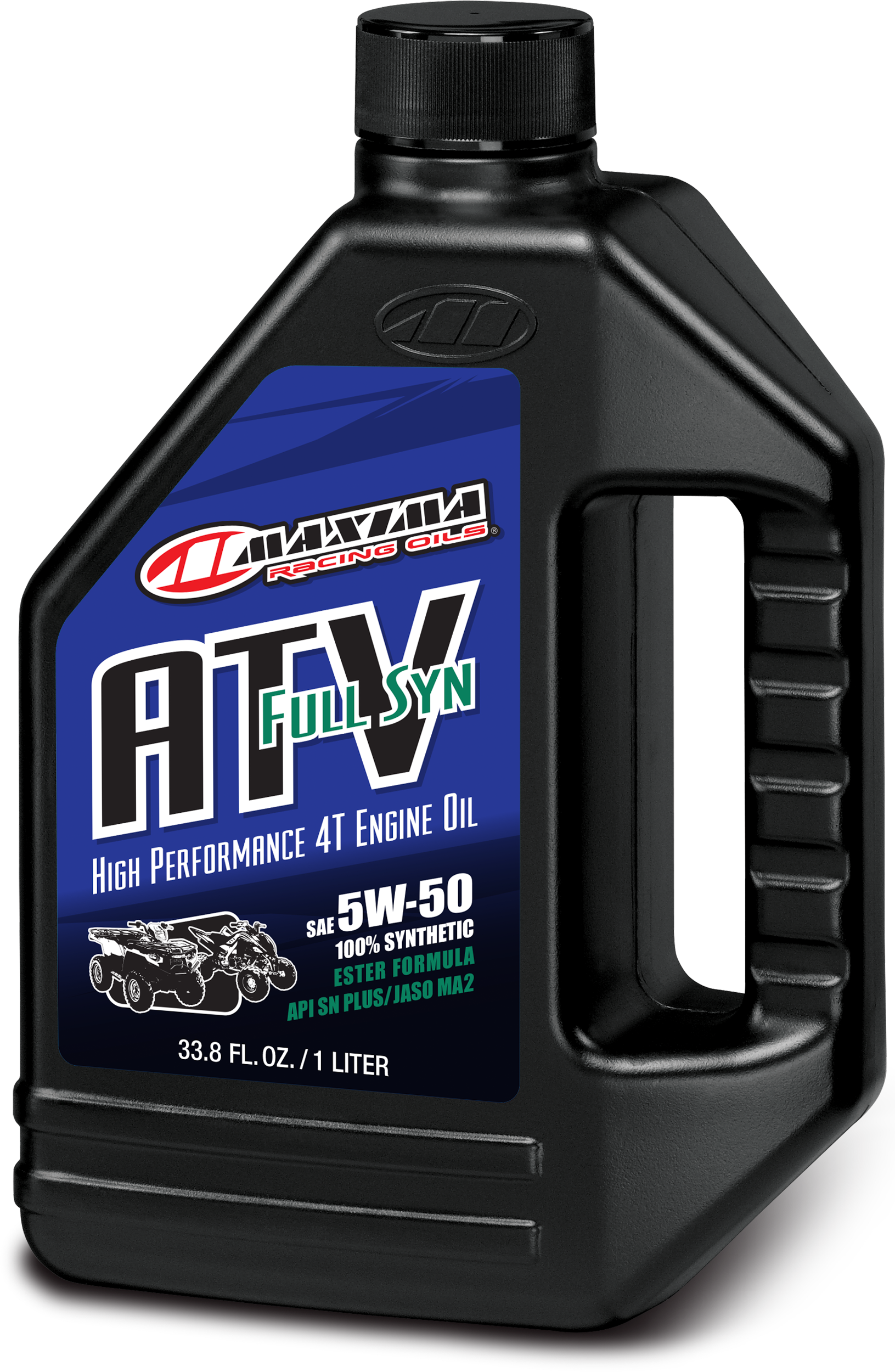 Photo of ATV 4T FULL SYN ENGINE OIL 5W50 1LTR 12/CASE by MAXIMA - Premium Chemicals for UTVs / Side by Sides