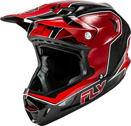 Photo of WERX-R FLOW CARBON HELMET BLACK CARBON/RED XS by FLY RACING - Premium Helmets for UTVs / Side by Sides