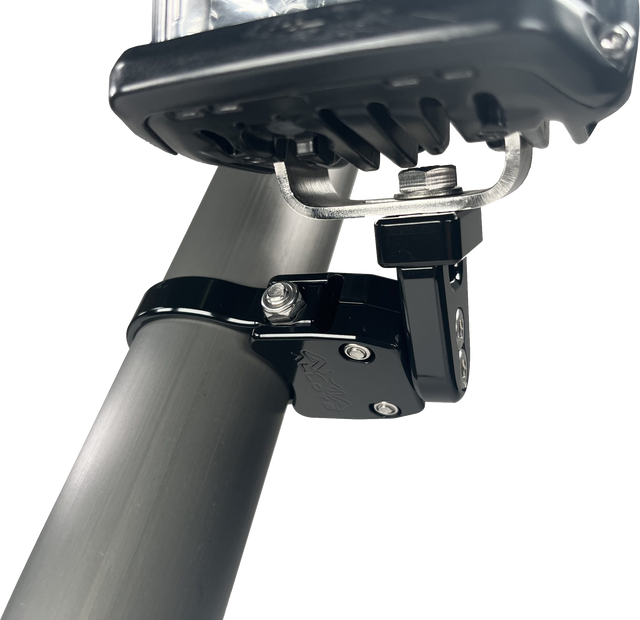 Photo of SMALL BASE ADJUSTABLE LIGHT MOUNT BLACK by AXIA - Premium Mounts/Brackets for UTVs / Side by Sides