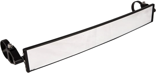 Photo of 17" WIDE PANORAMIC REARVIEW MIRROR BLACK W/ 0.5" ARMS by AXIA - Premium Mirrors for UTVs / Side by Sides