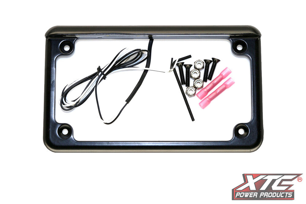 Photo of Dirt Warrior Accessories - License Plate Holder W/ LED Light by Dirt Warrior Accessories - Premium DWA for UTVs / Side by Sides