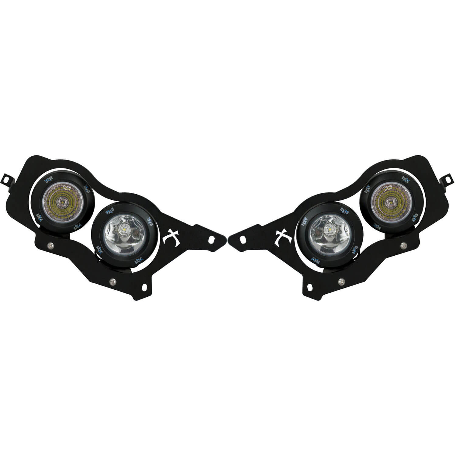 Photo of 2014-2018 Polaris RZR Factory Headlight Upgrade Kit (with 2 XIL-OPR110 and 2 XIL-OPR120) by Vision X Off-Road - Premium Vehicle Specific Kit for UTVs / Side by Sides