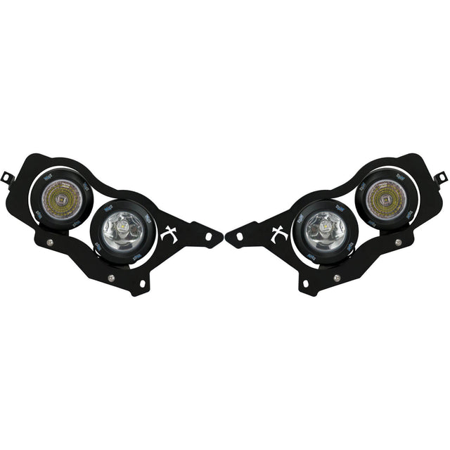 Photo of 2014-2018 Polaris RZR Factory Headlight Upgrade Kit (with 2 XIL-OPR110 and 2 XIL-OPR120) by Vision X Off-Road - Premium Vehicle Specific Kit for UTVs / Side by Sides