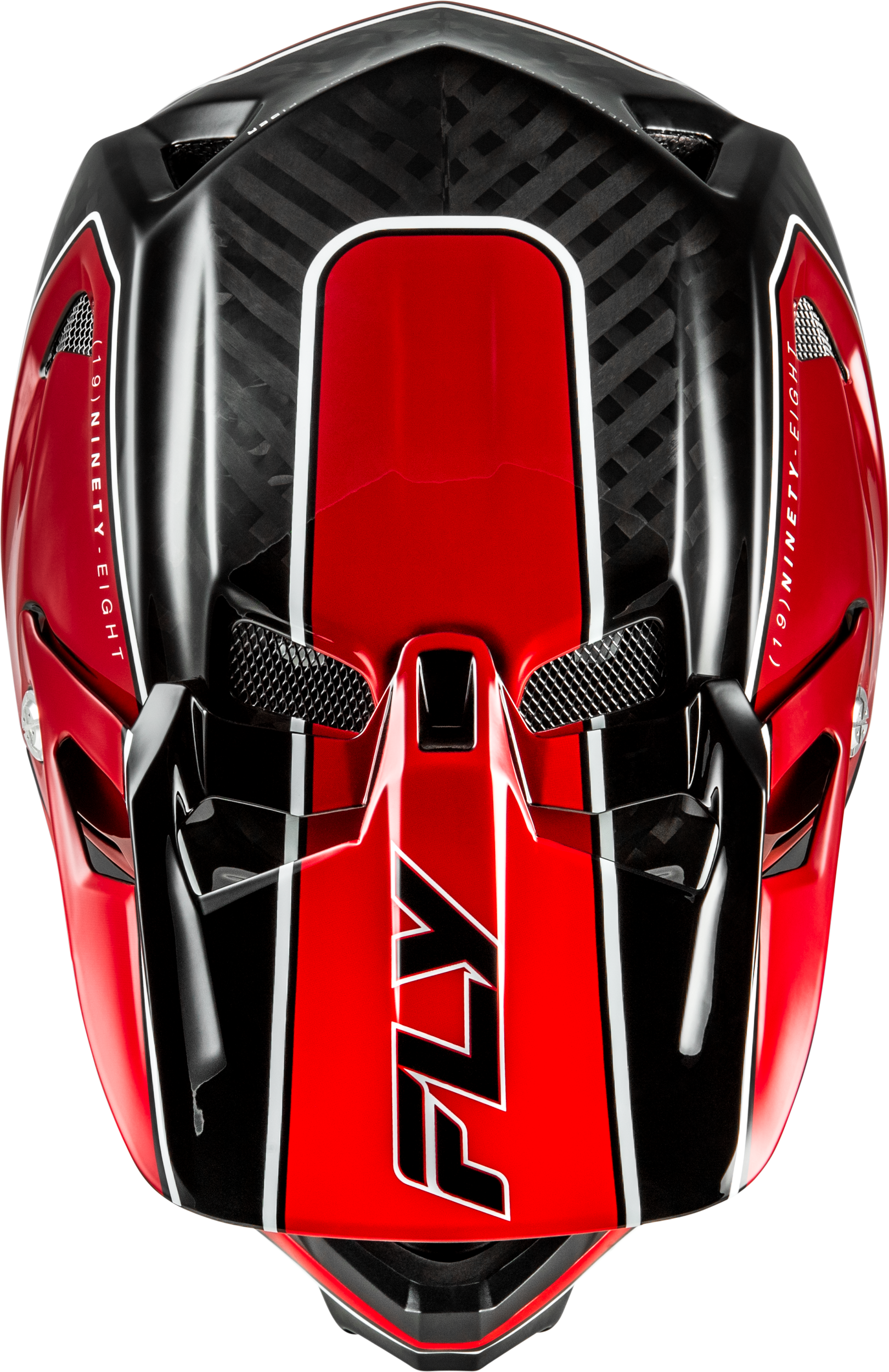 Photo of WERX-R FLOW CARBON HELMET BLACK CARBON/RED XS by FLY RACING - Premium Helmets for UTVs / Side by Sides