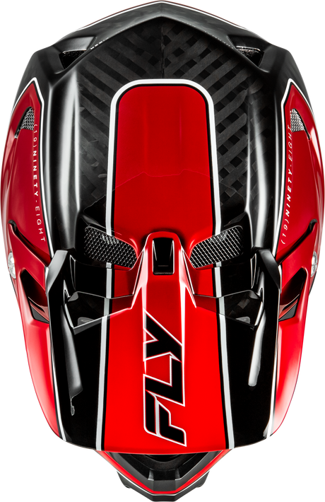 Photo of WERX-R FLOW CARBON HELMET BLACK CARBON/RED XL by FLY RACING - Premium Helmets for UTVs / Side by Sides