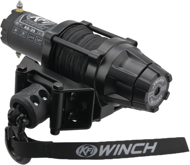 Photo of KFI 3500LB SYNTHETIC ASSUALT SERIES WINCH by KFI - Premium Winches & Winch Mounts for UTVs / Side by Sides