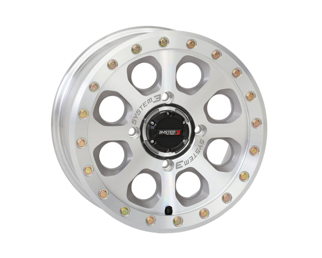 Photo of SYSTEM 3 SB7 BL WHEEL 15X7 5+2 (+38MM) 4/137 MACHINED by SYSTEM 3 - Premium Wheels for UTVs / Side by Sides