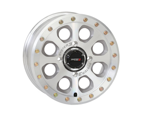 Photo of SB7 BL WHEEL 15X10 5+5 (-5MM) 5/4.5 MACHINED by SYSTEM 3 - Premium Wheels for UTVs / Side by Sides