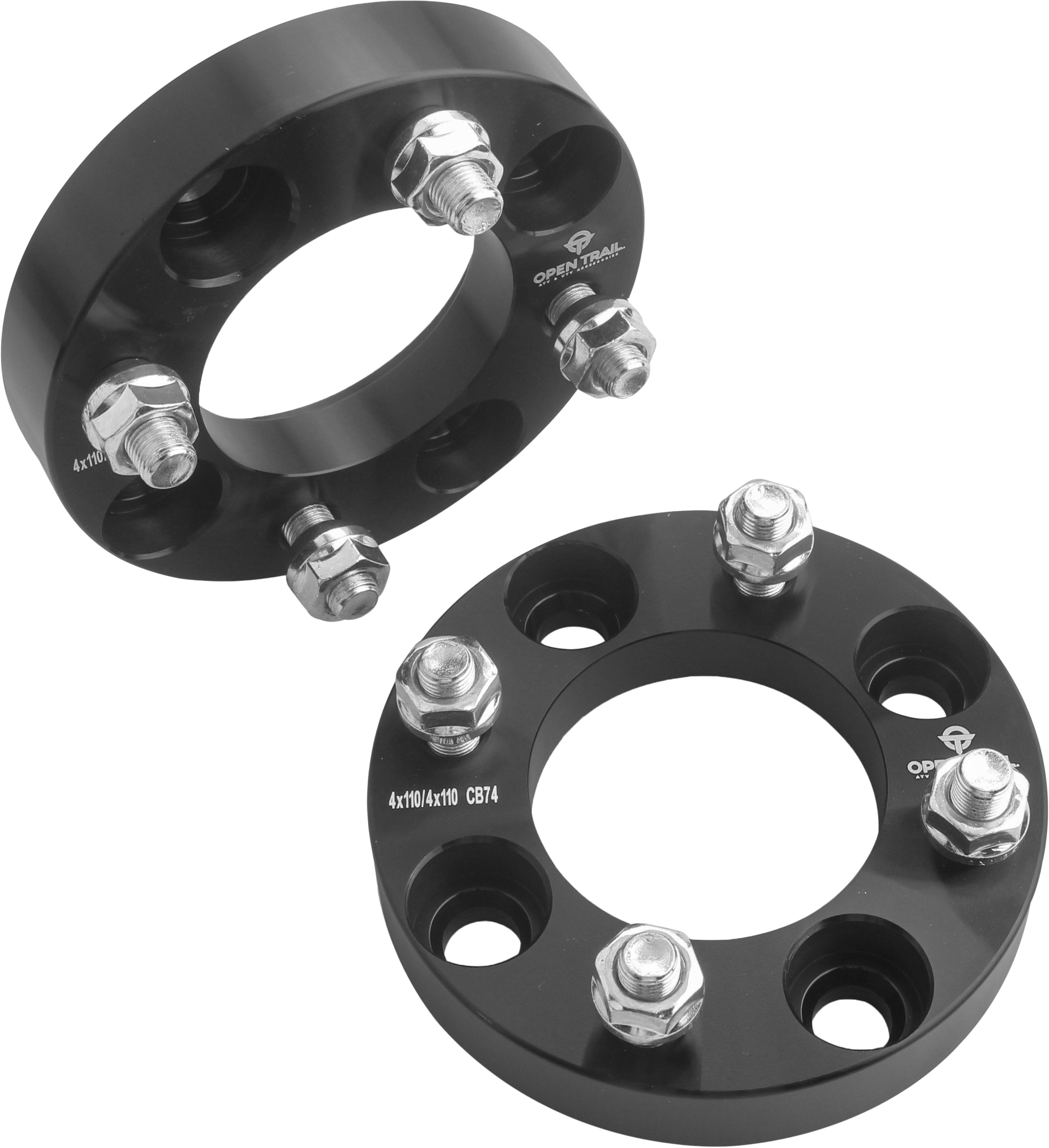 Photo of WHEEL SPACER 1" 4/110 STUD: 10MM X 1.25MM by OPEN TRAIL - Premium Wheel Components for UTVs / Side by Sides