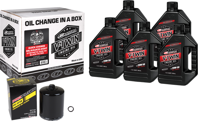 Photo of V-TWIN SYN QUICK CHANGE KIT M8 BLACK FILER by MAXIMA - Premium Tools for UTVs / Side by Sides
