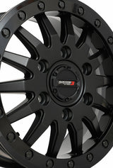 Photo of SYSTEM 3 SB8 WHEEL 15X7 6+1 (+68MM) 6/5.5 MATTE BLACK by SYSTEM 3 - Premium Wheels for UTVs / Side by Sides
