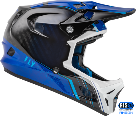 Photo of YOUTH WERX-R CARBON HELMET BLUE/CARBON YL by FLY RACING - Premium Helmets for UTVs / Side by Sides