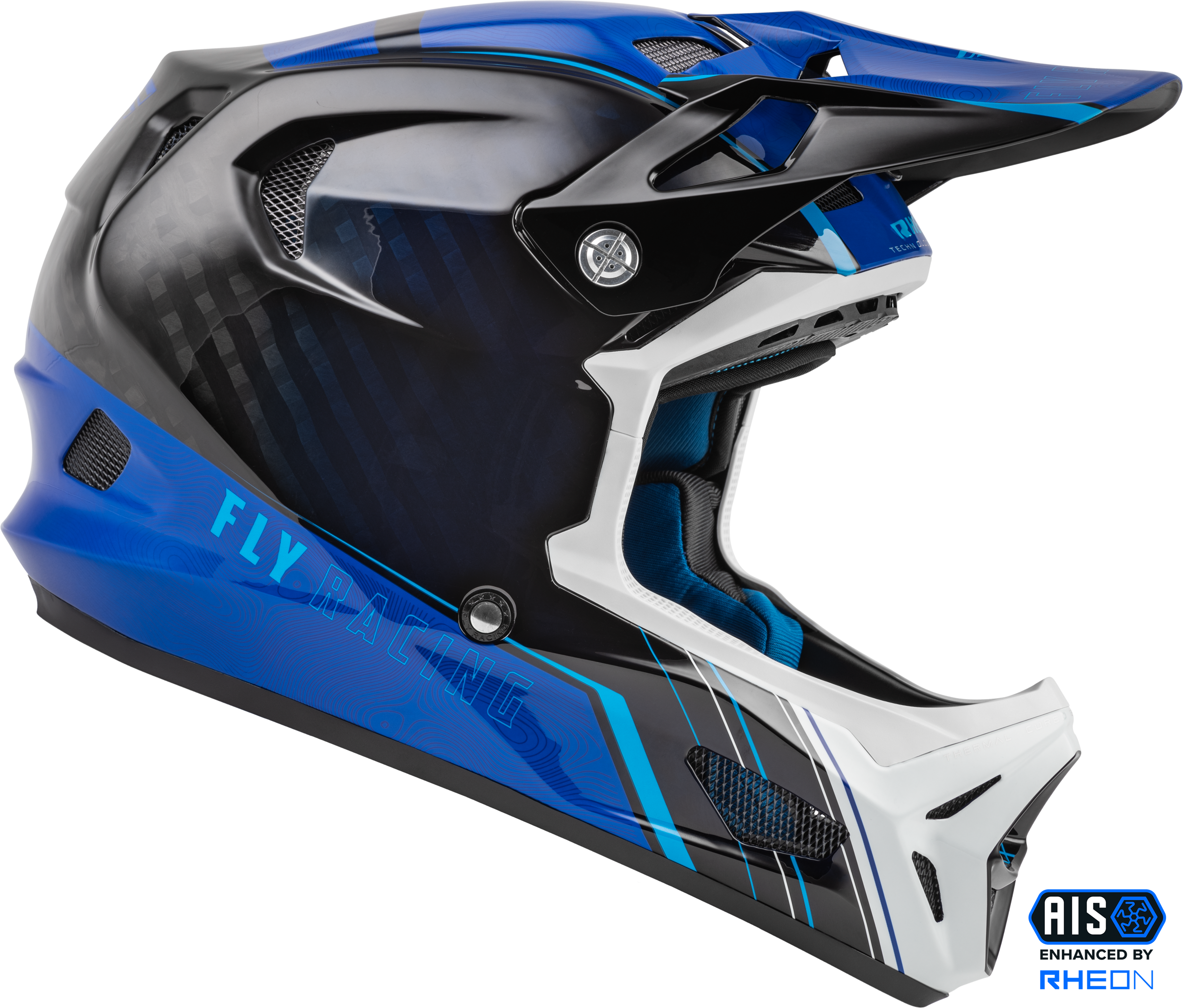 Photo of WERX-R HELMET BLUE/CARBON XS by FLY RACING - Premium Helmets for UTVs / Side by Sides