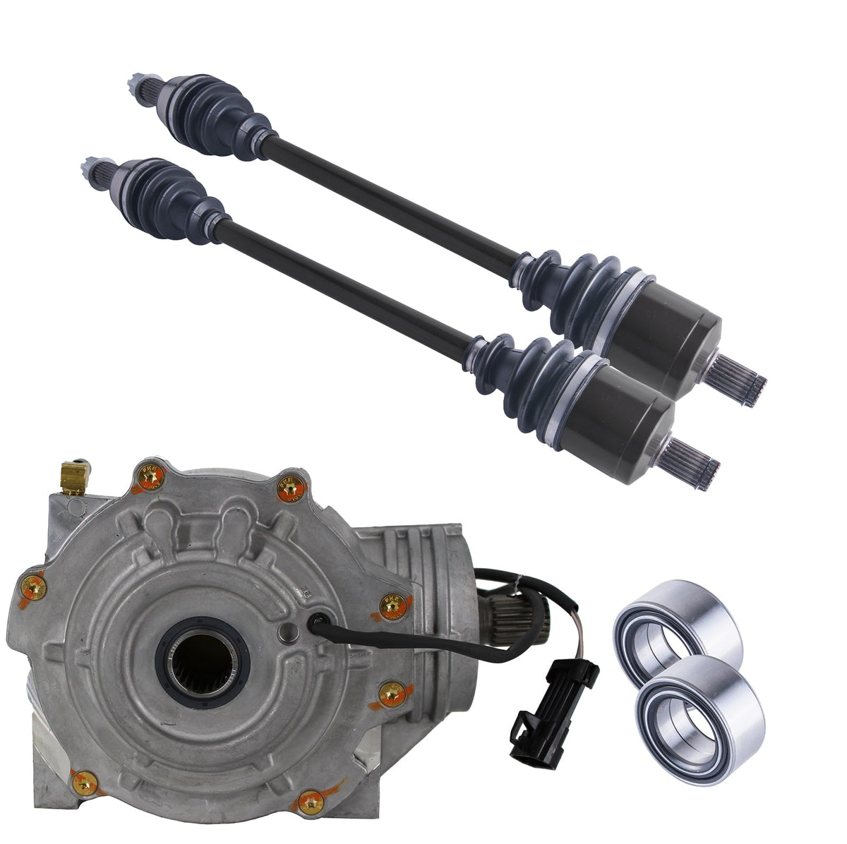 Polaris ATV / UTV Front Differential Axles & Wheel Bearings Bundle | 4XPRO - product view 1
