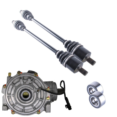 Polaris RZR 1000 XP Front Differential Axles & Wheel Bearings Bundle | 4XPRO - product view 1