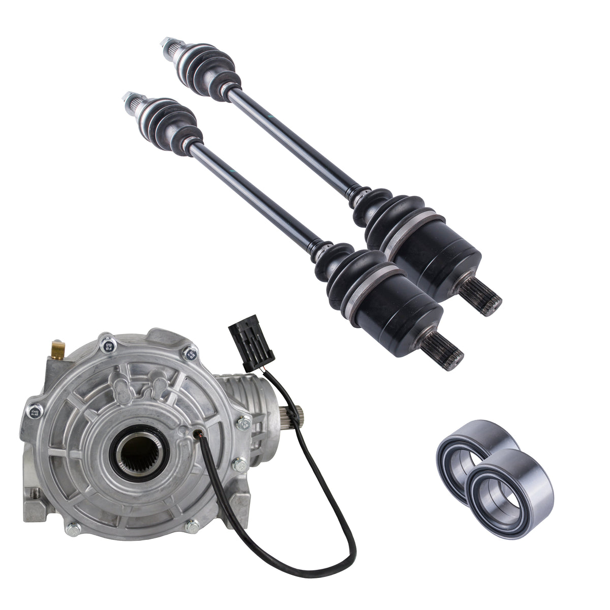 Polaris Ranger 1000 HL Front Differential Axles & Wheel Bearings Bundle | 4XPRO - product view 1