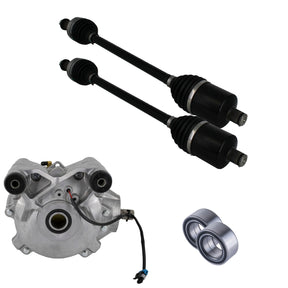 Polaris RZR Front Differentials Axles & Wheel Bearings Bundle | 4XPRO - product view 1
