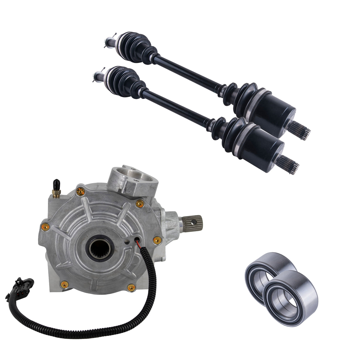 Polaris Ranger Front Differential Axles & Wheel Bearings Bundle | 4XPRO - product view 1