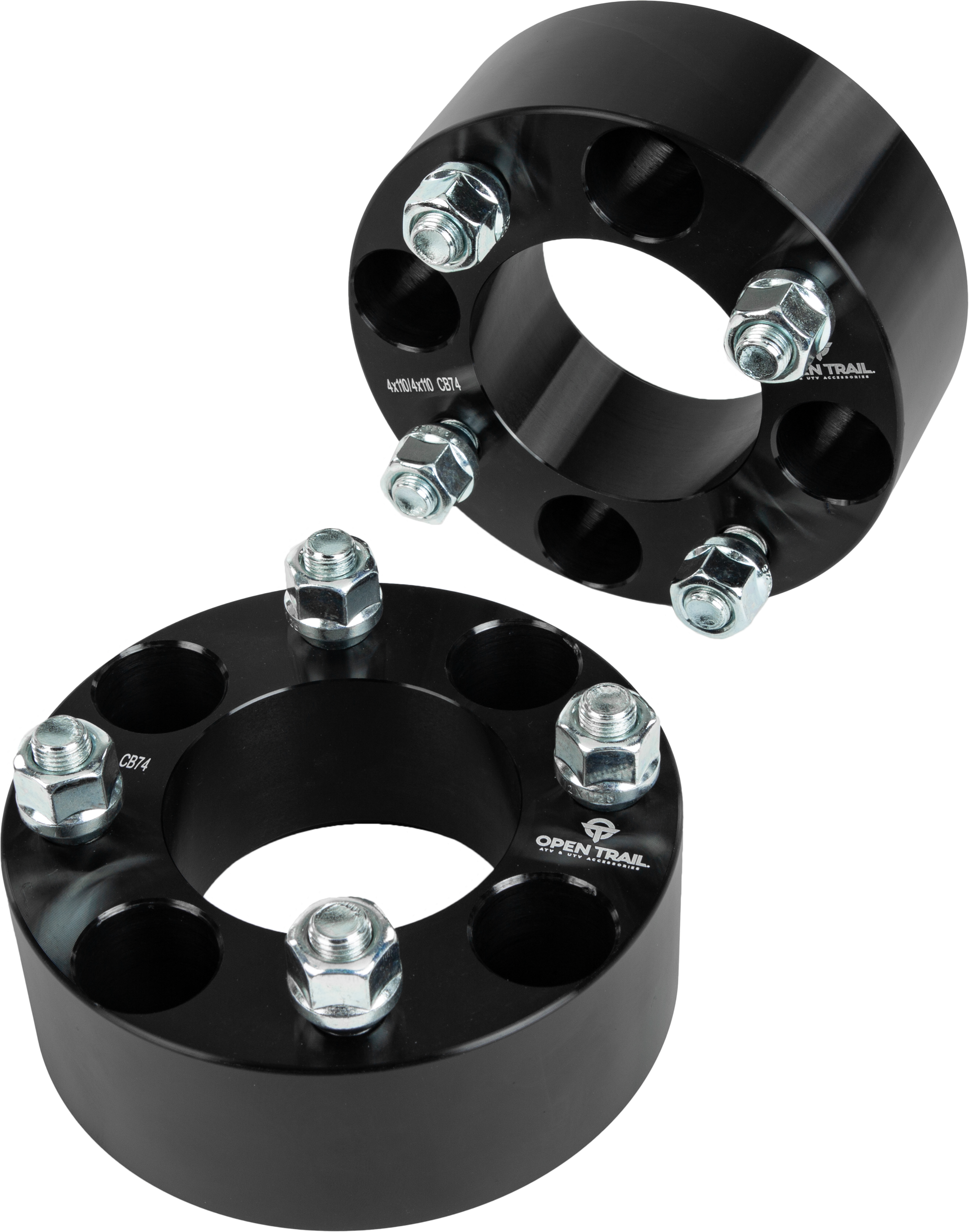 Photo of WHEEL SPACER 2" 4/110 STUD: 12MM X 1.25MM by OPEN TRAIL - Premium Wheel Components for UTVs / Side by Sides