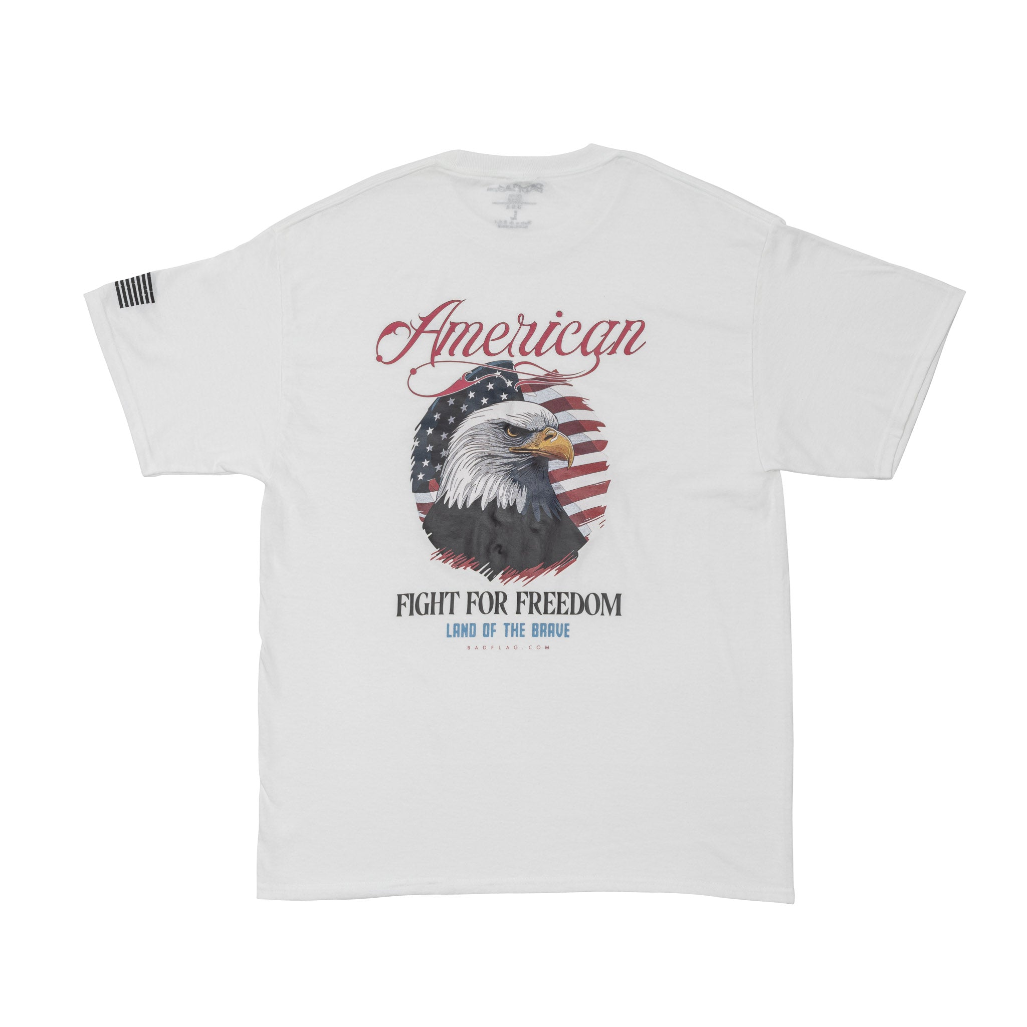 Photo of Fight for Freedom Graphic Tee-white by Bad Flag Store - Premium Limited Edition Shirt for UTVs / Side by Sides