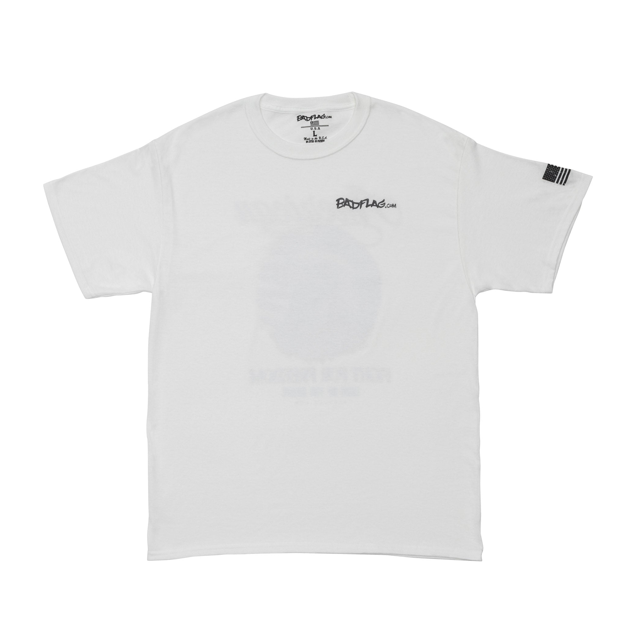 Photo of Fight for Freedom Graphic Tee-white by Bad Flag Store - Premium Limited Edition Shirt for UTVs / Side by Sides